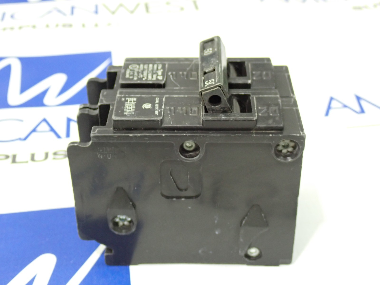 Siemens Q250 2 Pole 50 Amp 120/240 Volt Plug On Circuit Breaker Tested