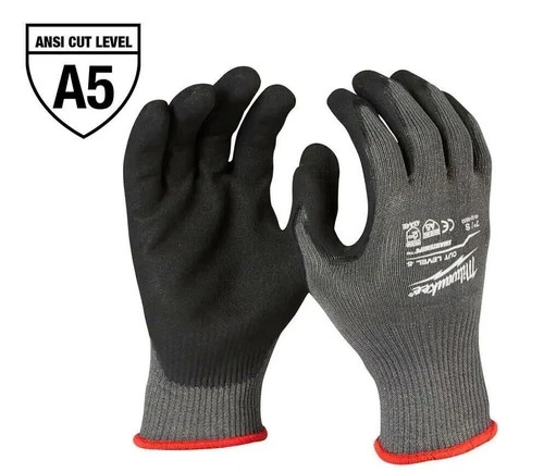 Cut Level 5 Nitrile Dipped Gloves 6 Pairs each