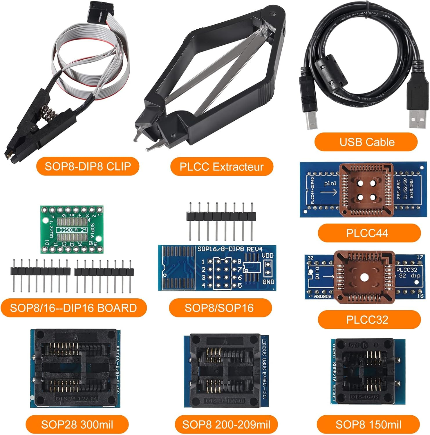 T48 TL866-3G Programmer Support 31000+ ICS for Eprom/Mcu/Spi/Nor/Nand Flash/Emmc
