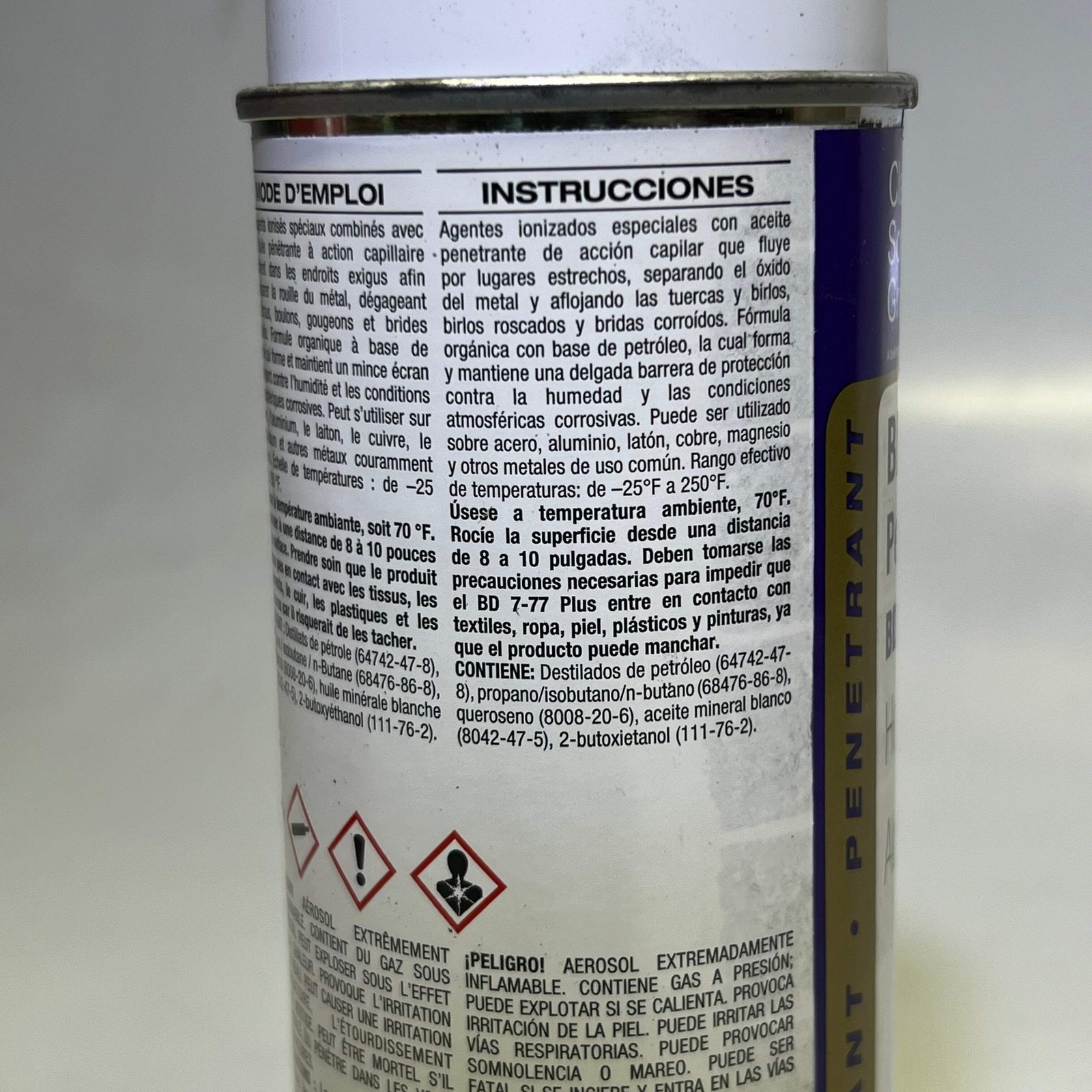 PRO-SOURCE BD7-77 Aerosol Penetrating Oil/Lubricant 15 oz, BD1107