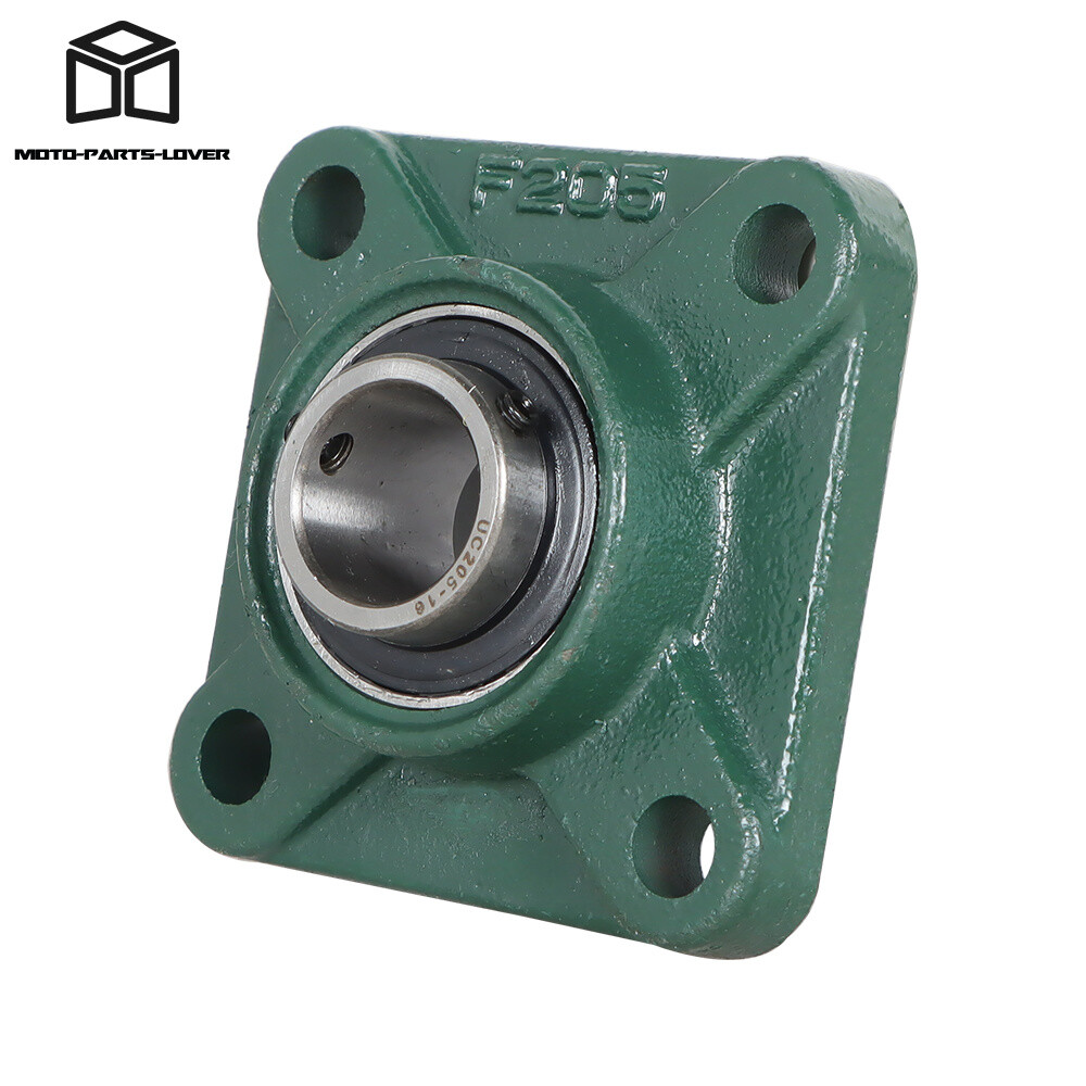 10 pcs UCF205-16 Pillow Block Flange Bearing 1″ Bore 4 Bolt Solid Base
