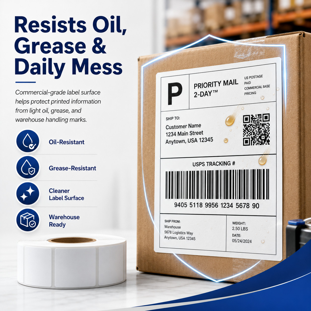 30256 Shipping Label 2-5/16″ x 4″ For DYMO LabelWriter 300 310 320 330 400 450