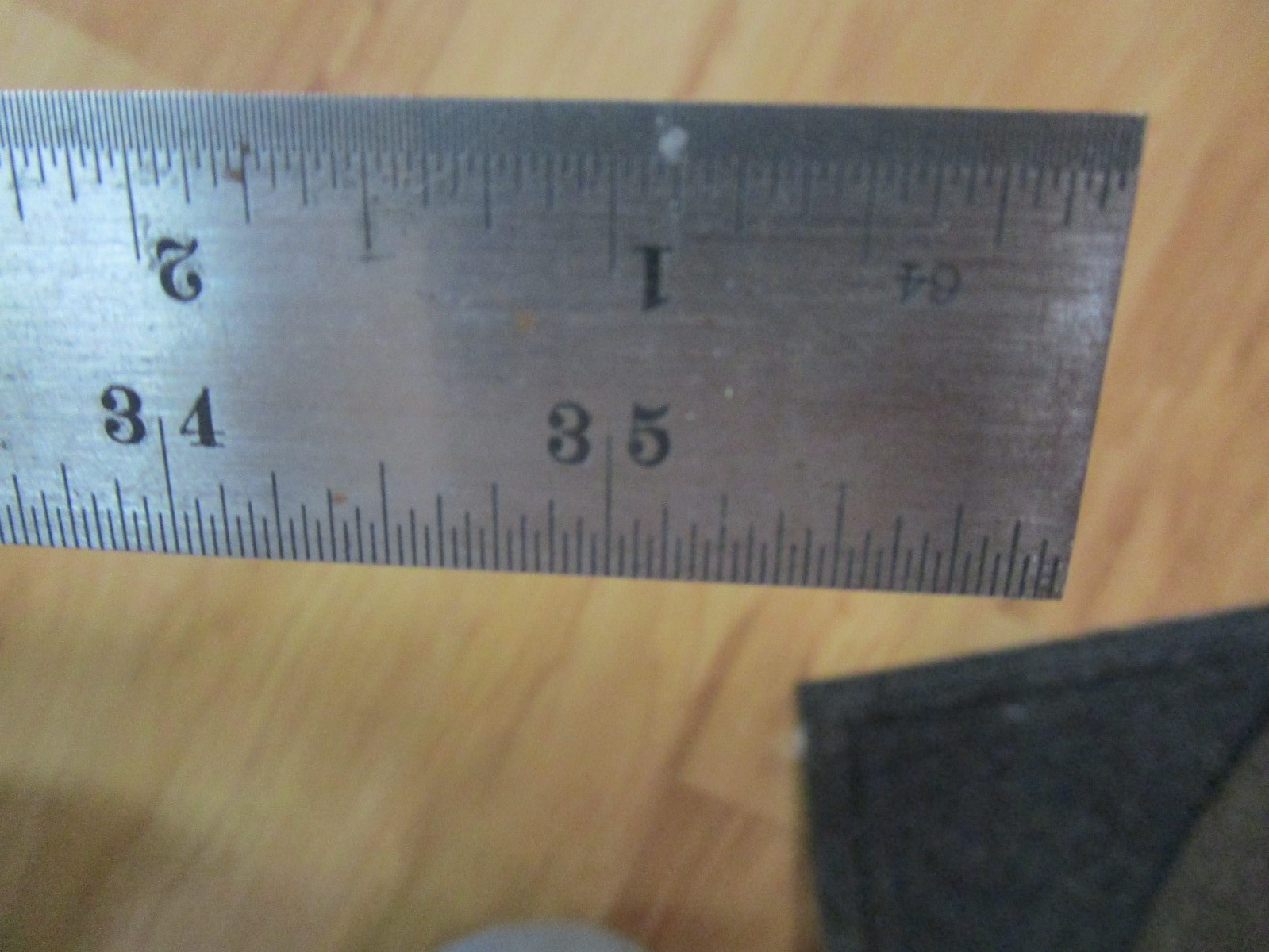Brown & Sharpe No. 4 36″ Tempered Steel Rule 4R Grads 8ths 16ths 32nds 64ths USA