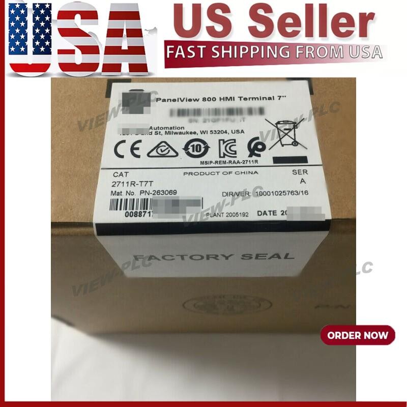 2711R-T7T PANELVIEW 800 7-INCH HMI TERMINAL 2711R-T7T 1pcs