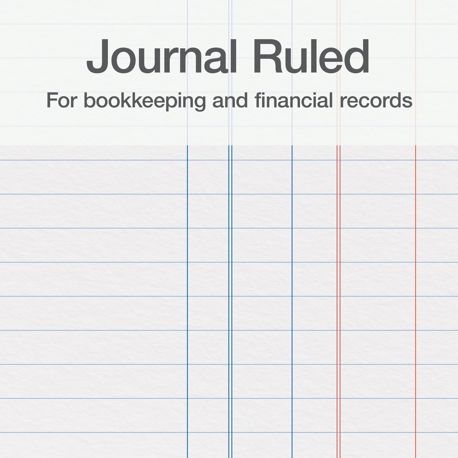 66 Series Account Book, Journal Ruled, Green, 150 Pages, 12-1/8 x 7-5/8 (66-150-