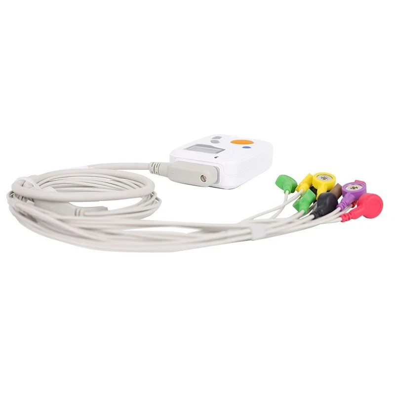 12 Lead Dynamic ECG/EKG Holter Monitor System 24 Hours Ambulatory EKG Recorder
