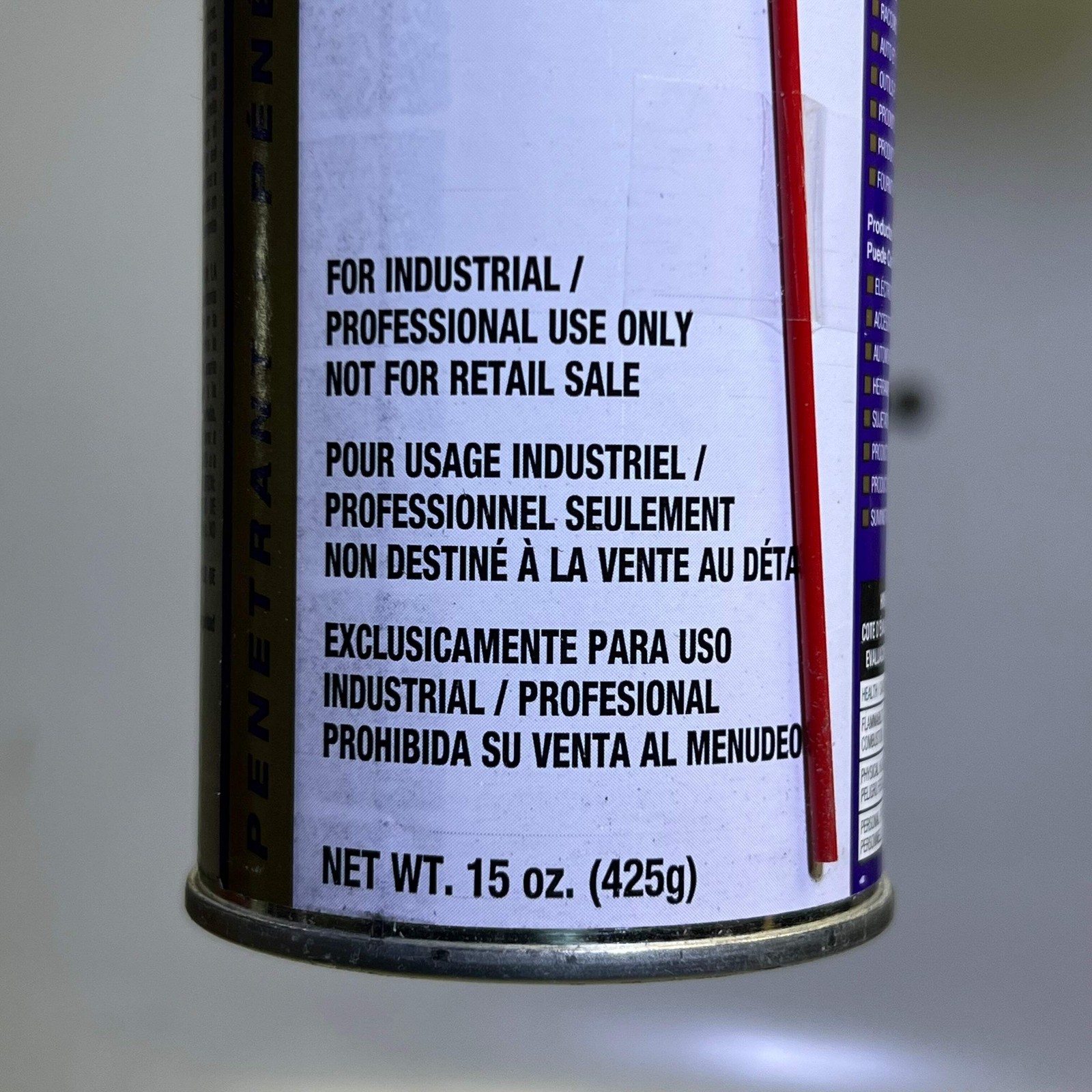 PRO-SOURCE BD7-77 Aerosol Penetrating Oil/Lubricant 15 oz, BD1107