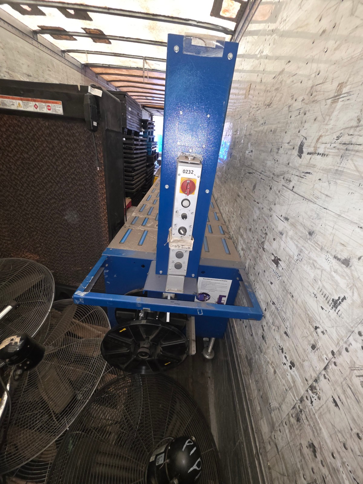 Mosca evolution strapping machine 124″x29″1/2 x 71″ working condition