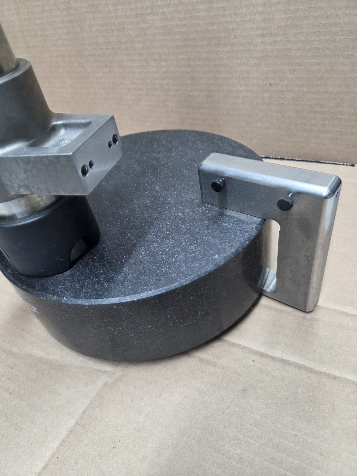Heidenhain 244 154-01 MS 200 Gauge Stand, ø10in Base, ø3in x 10in Column