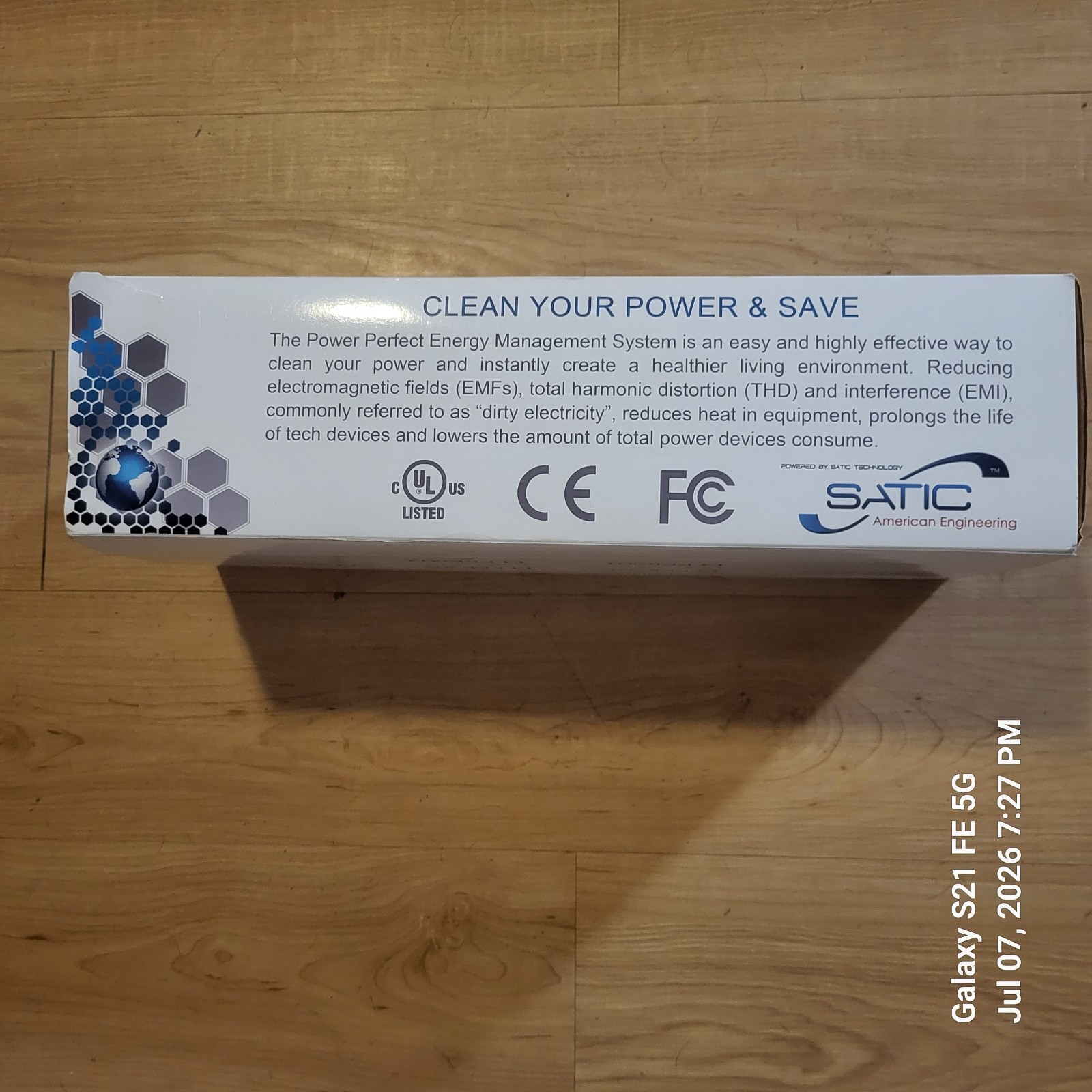 Satic Power Perfect Box SUPER DUTY Dirty Electricity Reduction
