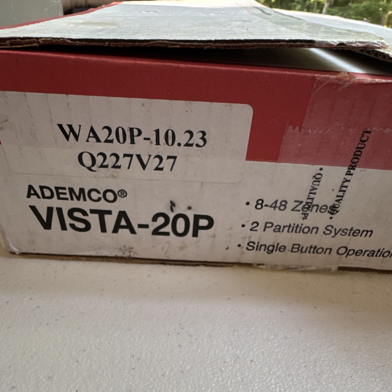 Honeywell Ademco VISTA-20P Alarm Control Panel w/ Guides