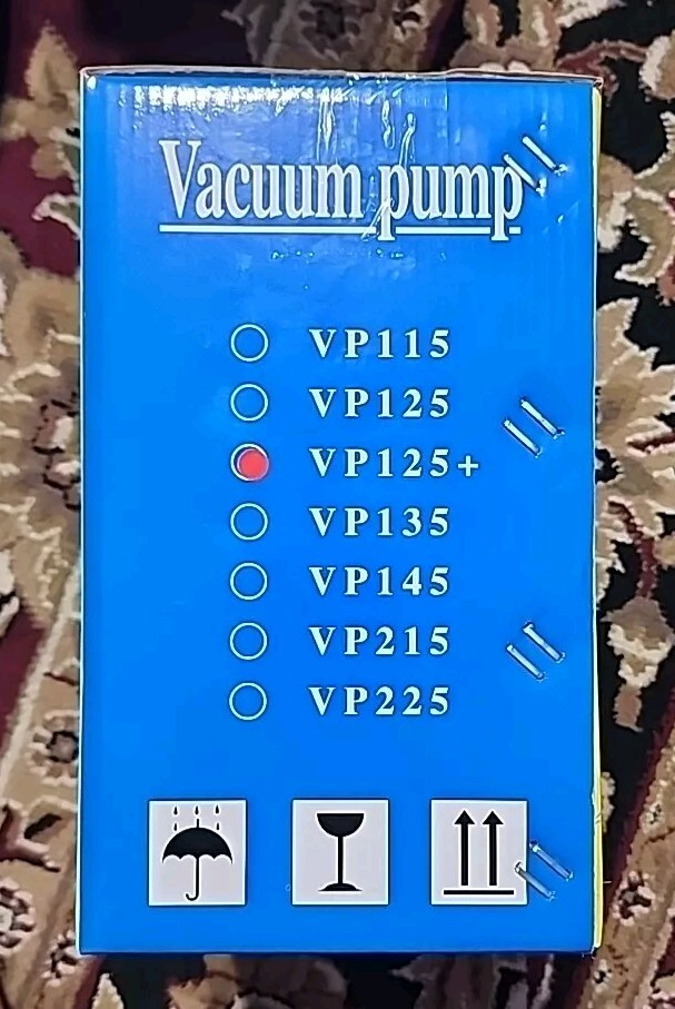 Zeny VP125+ Blue 1/4 HP 3,5CFM Single High Performance Compact Vacuum Pump