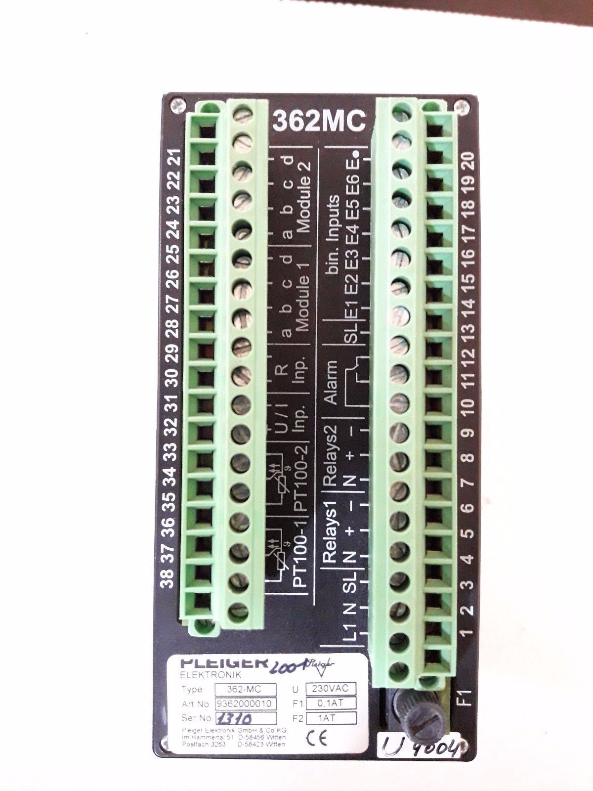Pleiger 362MC Multi Function Controller