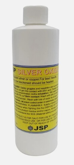 JSP Silver Oxidizer 8oz Jewelry Patina Solution for Gold Silver Copper Bronze