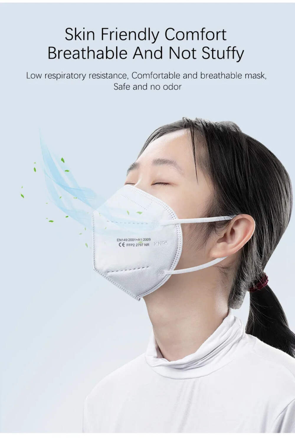 FFP2 KN95 Face Masks 10-200 Pack 5-Layer Filter Adult Protective Masks CE