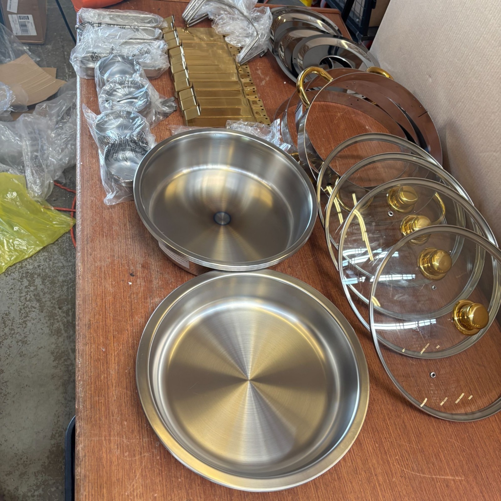 5QT 4 Packs Chafing Dish Buffet Set