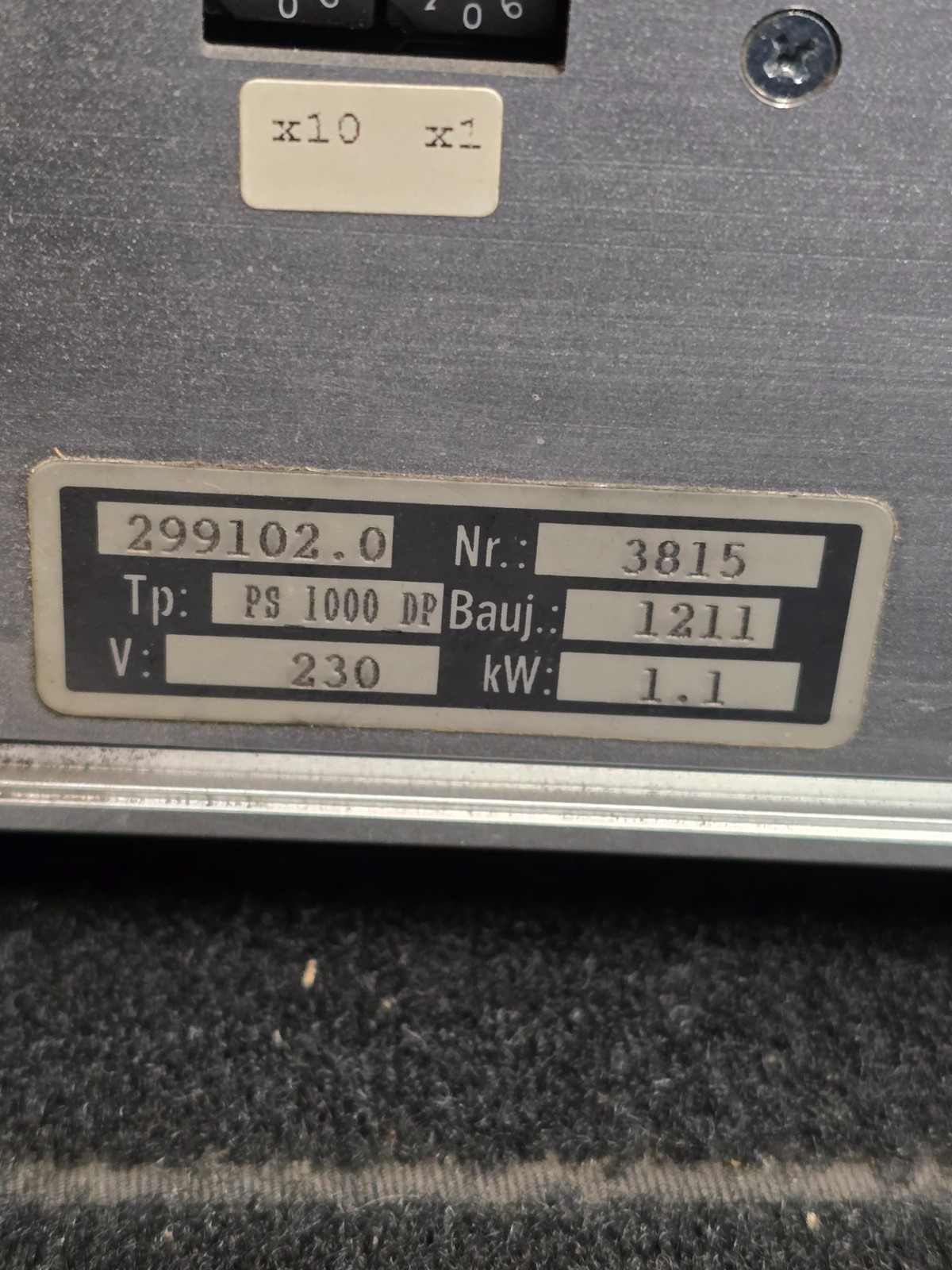 MS Digital Power System Generator 35/1000 PS1000 DP 299102.0 230V 1,1 kW