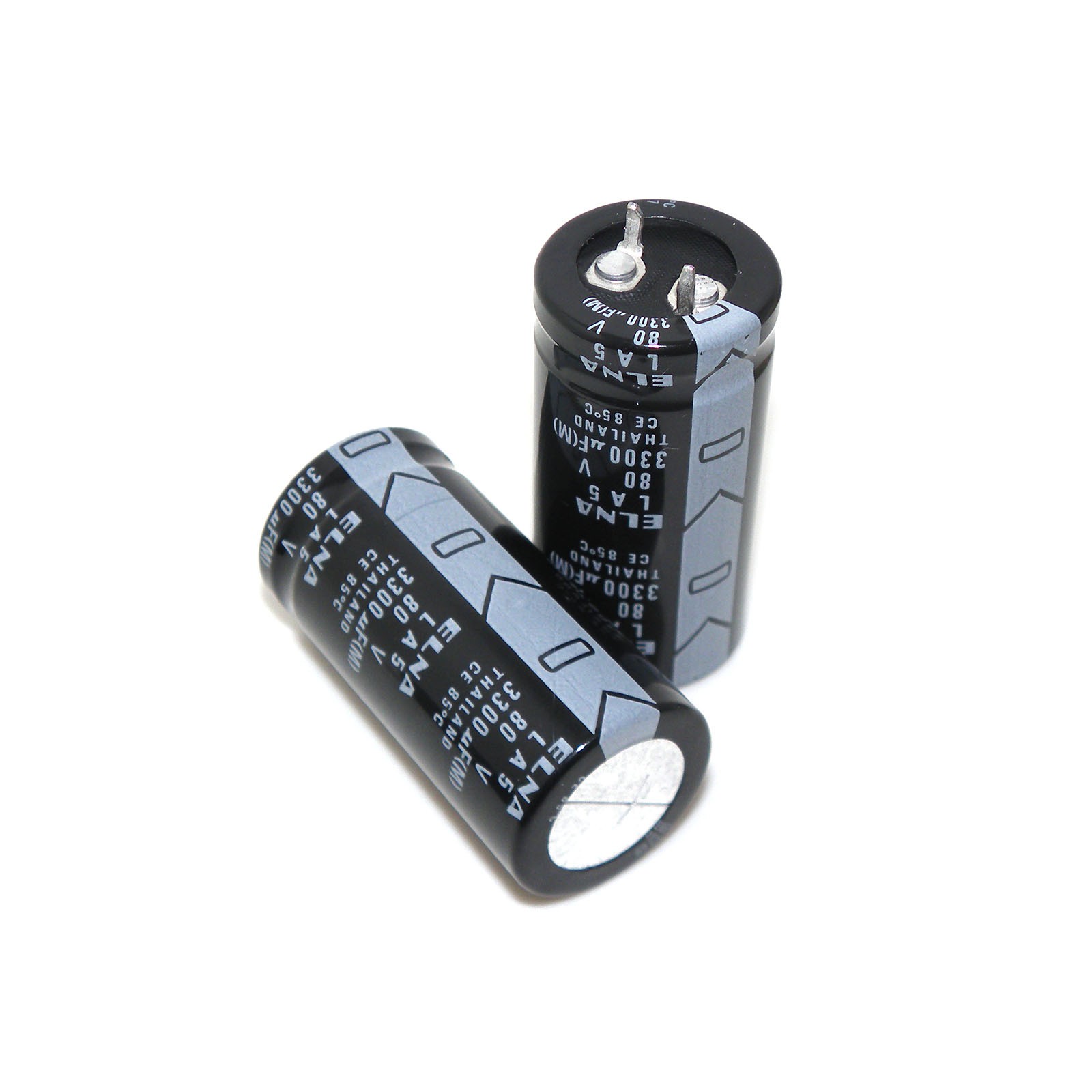 2x 3300uF 80V ELNA Electrolytic Capacitor 80V3300uF 22×45 mm