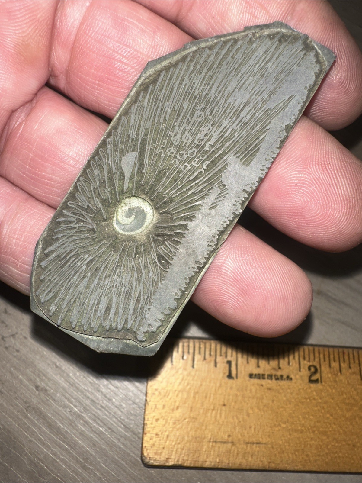Printing Block “ Unknown Image?? Flowers? “