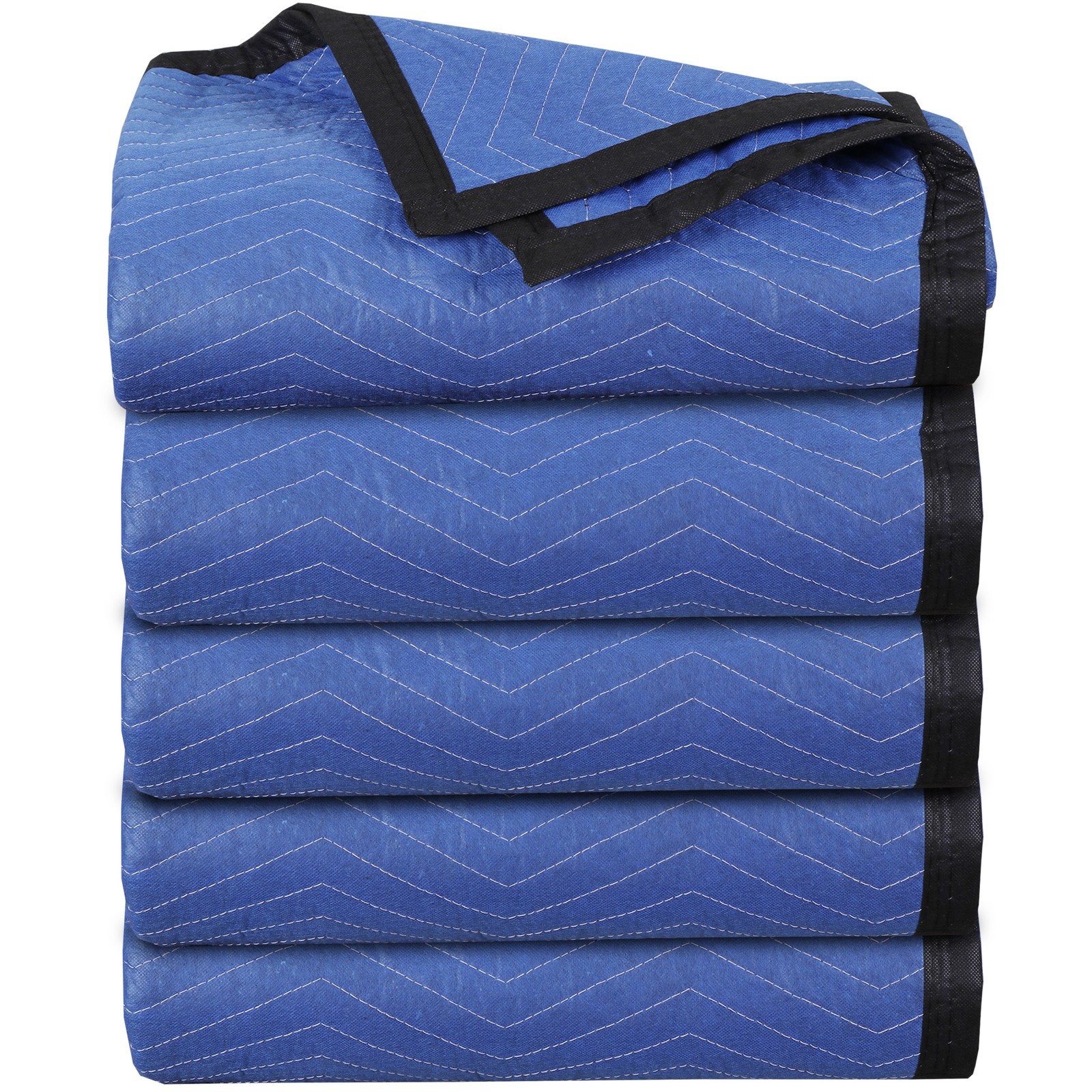 12 Heavy Duty Moving Packing Blankets Ultra Thick Pro 72″x80″ Furniture Pad Blue