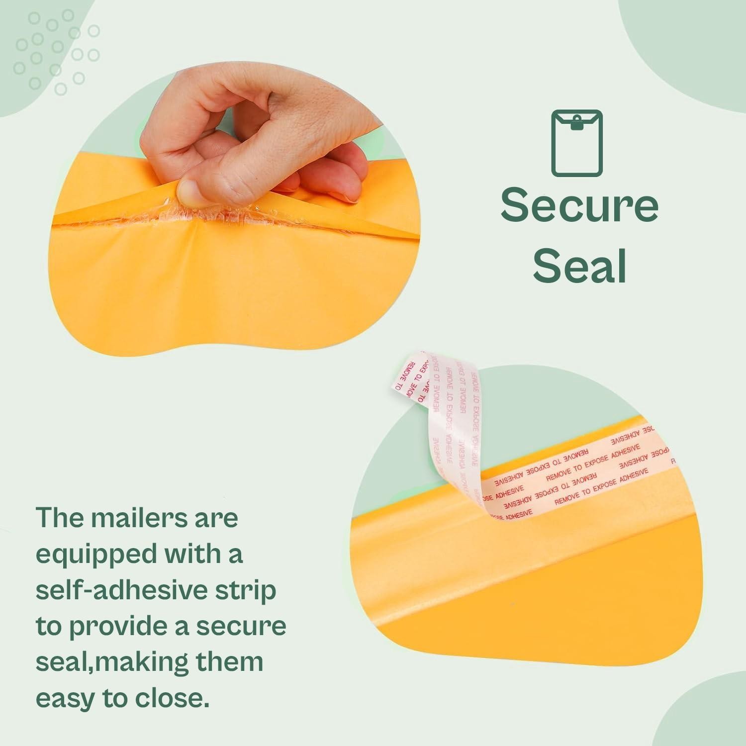 #DVD 7.25 x 9.75 Kraft Bubble Mailers Padded Shipping Envelopes 100 Pieces