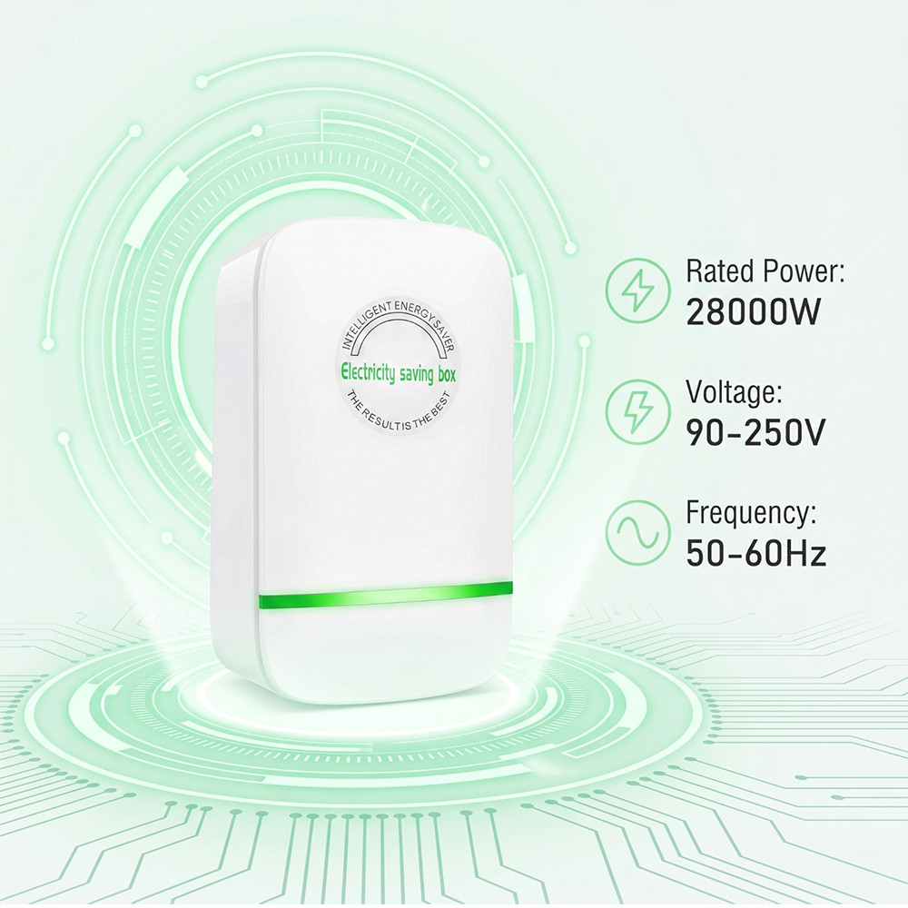 2pcs Pro Power Saver Energy Saver Household Power Saver Electricity Saving US