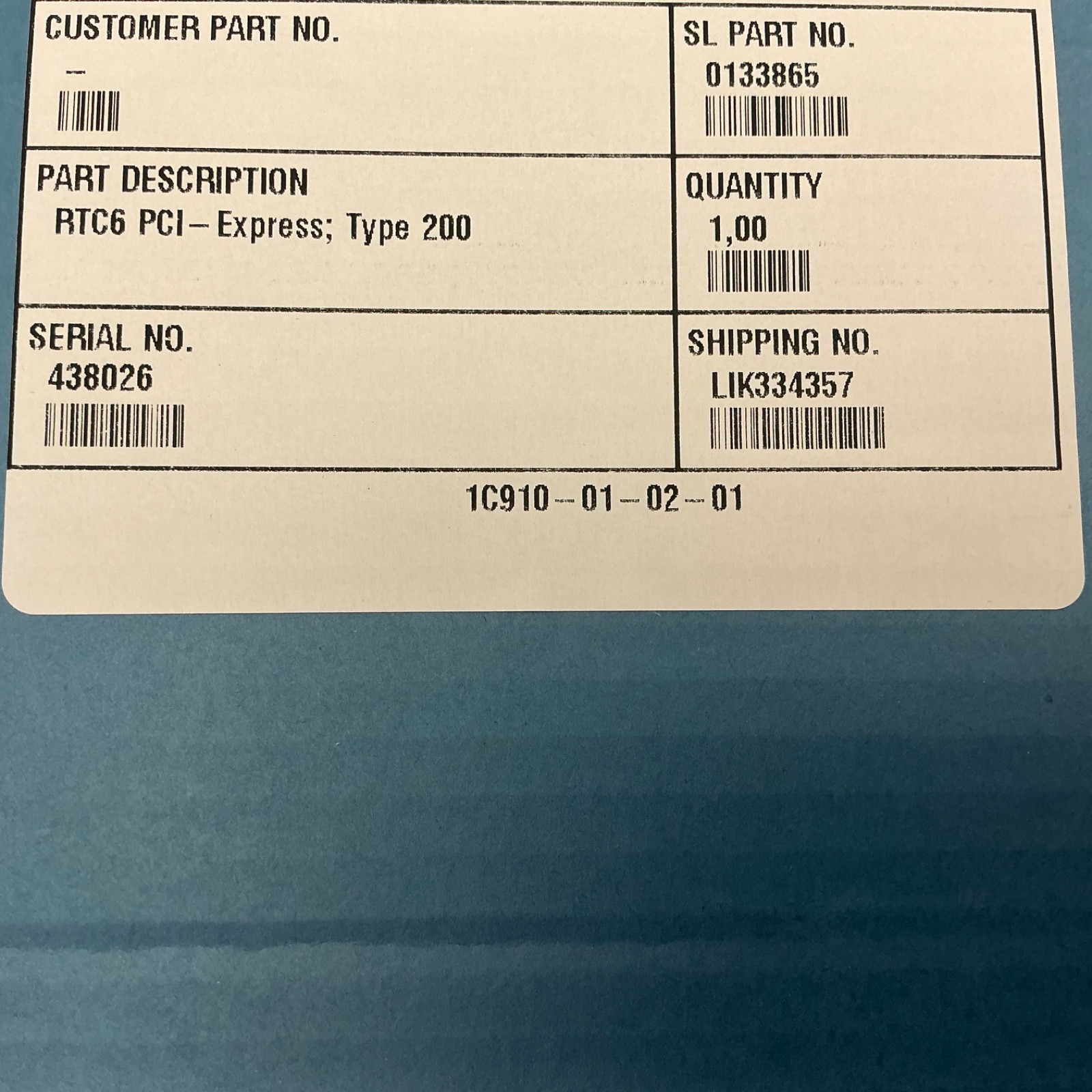 SCANLAB Control boards RTC6 PCI-express Type 200 133865