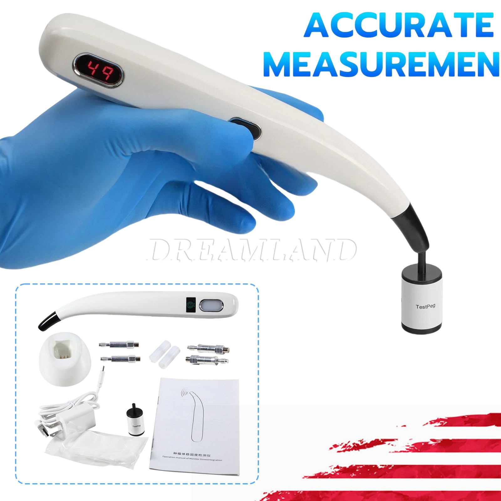 10 NSK PANA MAX Style Dental High Speed Push Button Handpiece 4 Hole Fit SANDENT