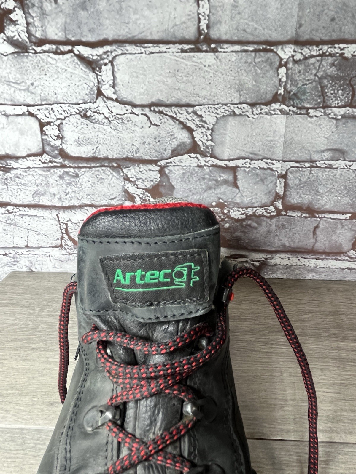 Artec Vibram Black Nubuck Industrial Steel Toe Work Shoes Men’s Sz 10.5M US/44EU
