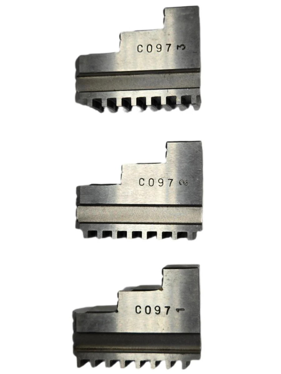 Samchully OJ-SC-190 Hard Top Jaws 7.5in 3-Jaw Lathe Chuck Set of 3