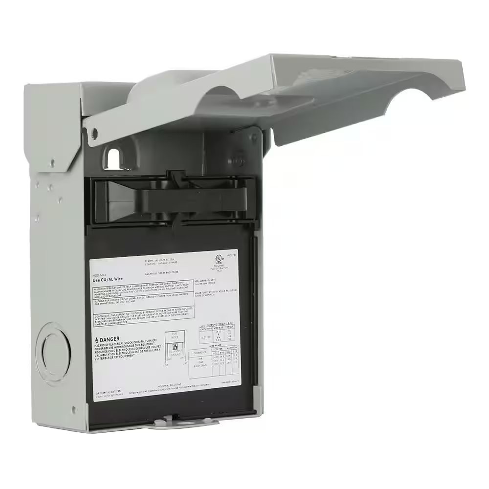 Midwest Electric Products 30-Amp 120/240-Volt Fused AC Disconnect (U035F2P)