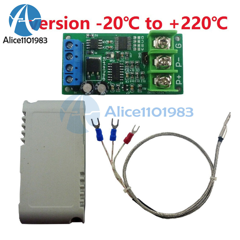 DC 8-25V PT100 RTD Converter RS485 Modbus Rtu Temperature Sensor Module