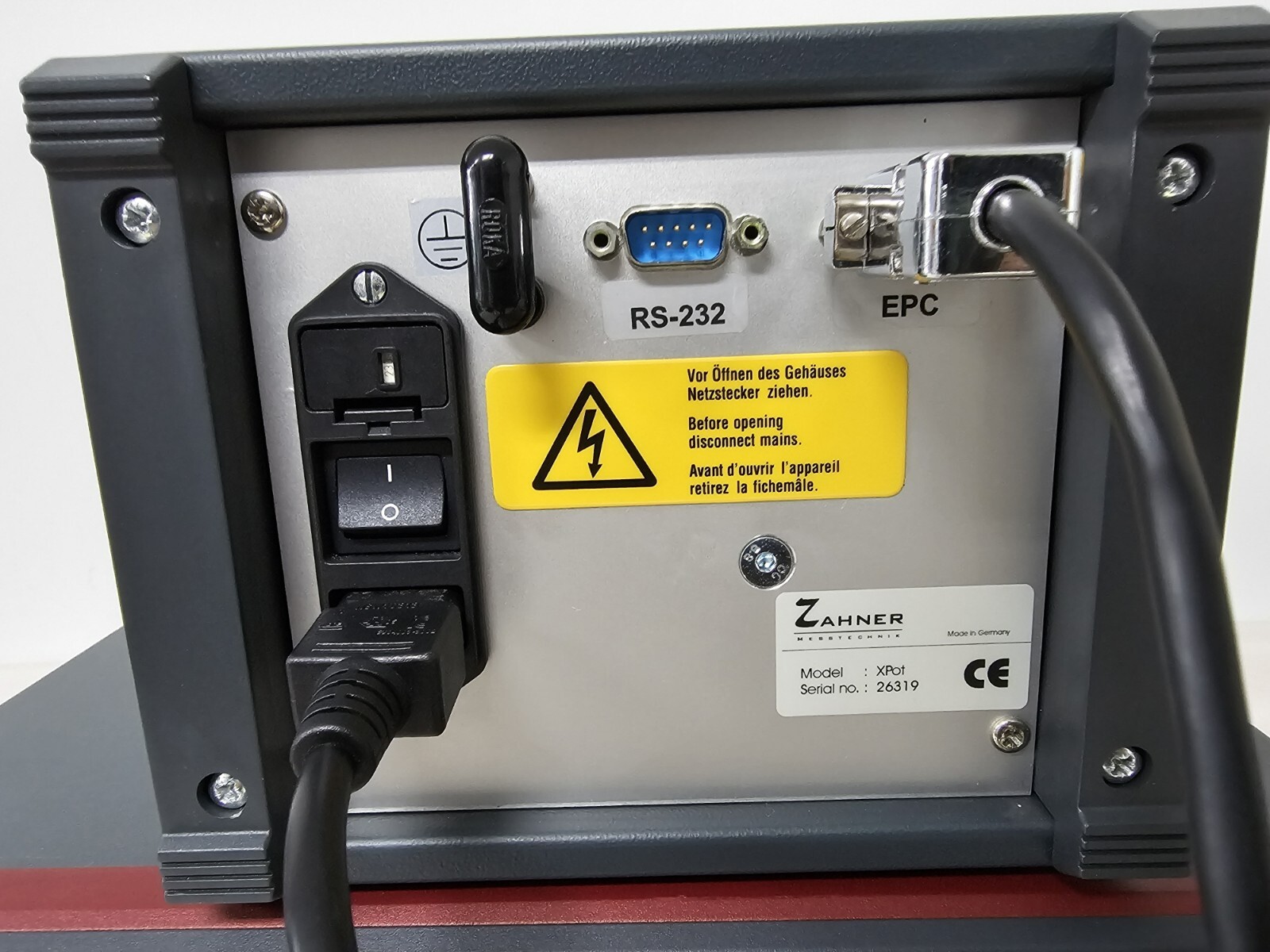 ZAHNER ZENNIUM Electrochemical Workstation , EPC42 & XPOT Potentiostat
