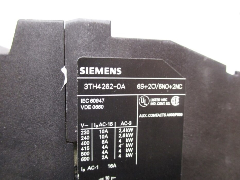 SIEMENS 3TH4262-0AF0 110/132V NSMP