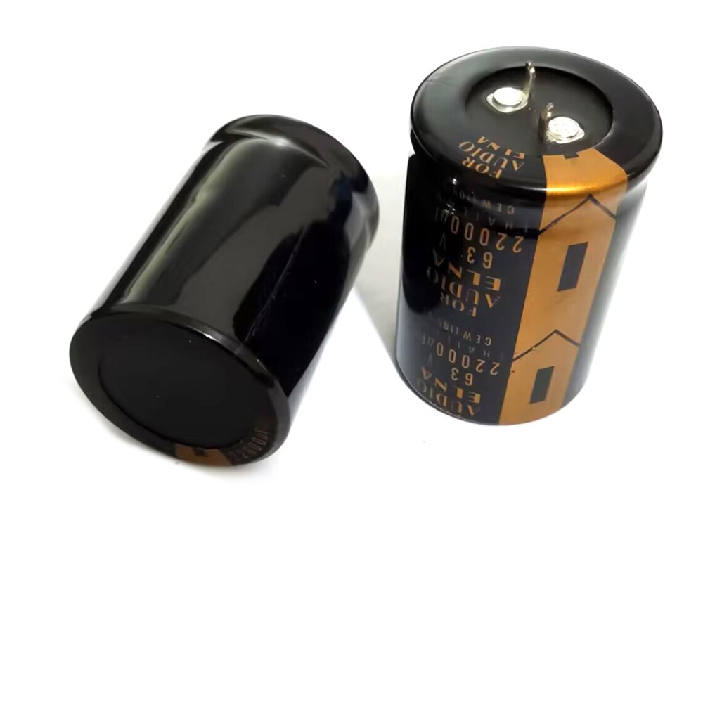 2pcs 63V22000UF Aluminum Filters Electrolytic Capacitor 35x50mm
