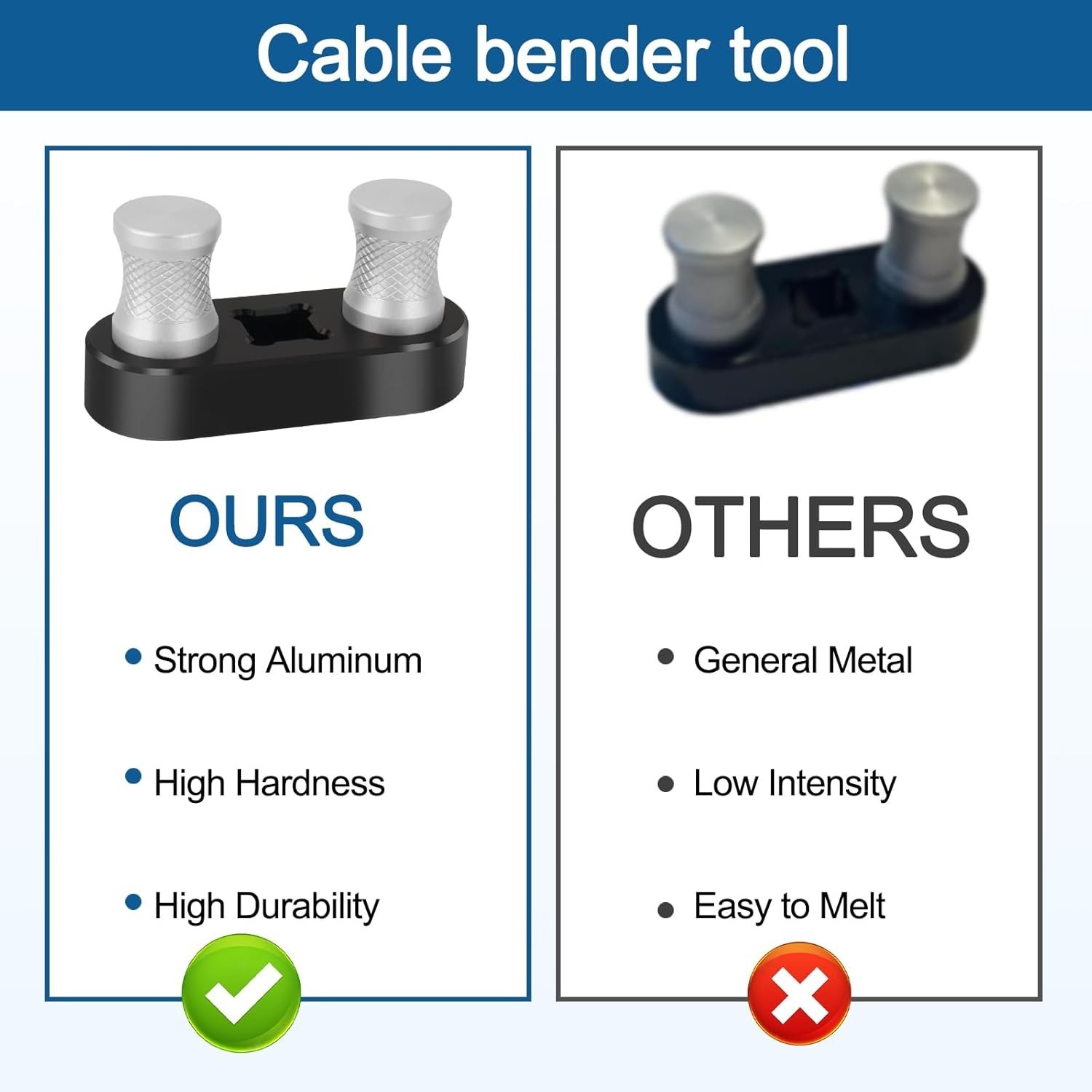 Cable Bender Tool Maximum Bend 500 MCM Hand Powered Wire Bender