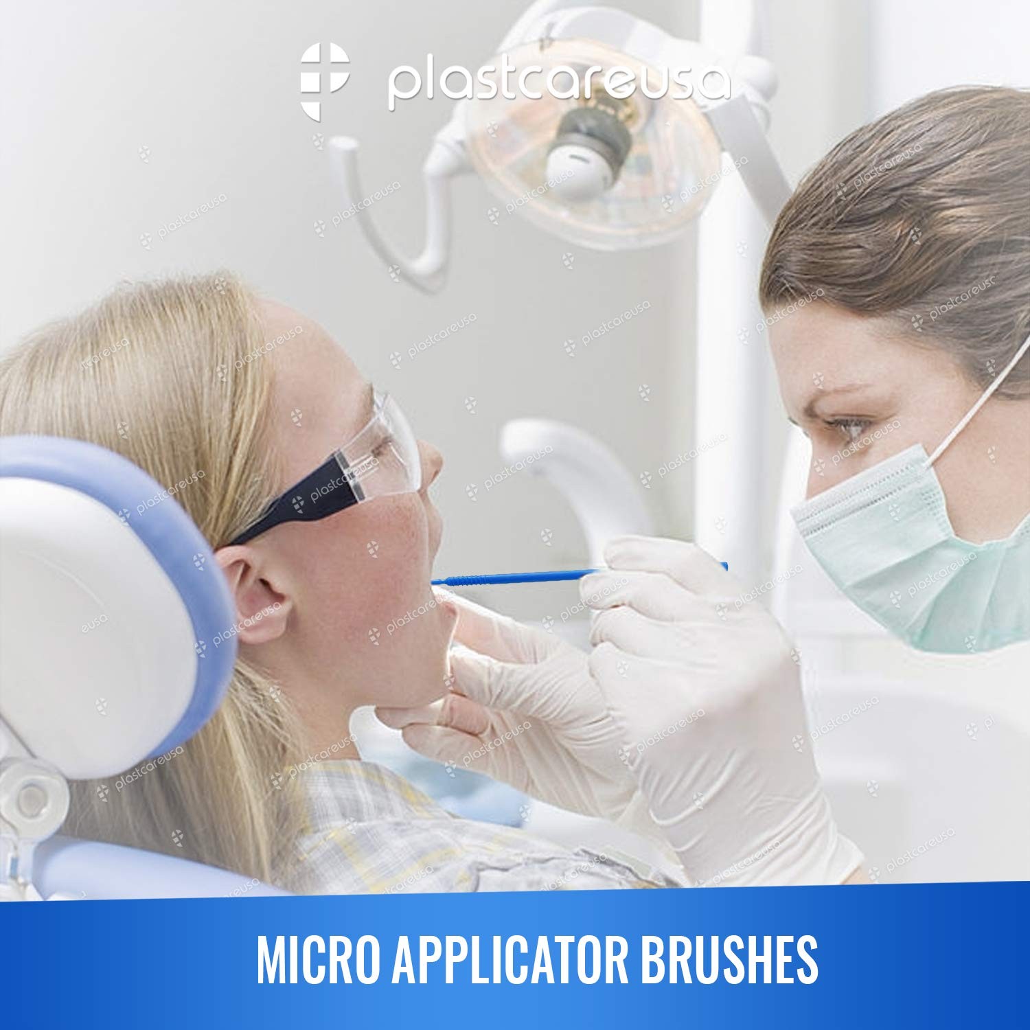 400 Superfine Micro Applicator Brushes – Disposable Dental Superfine, White