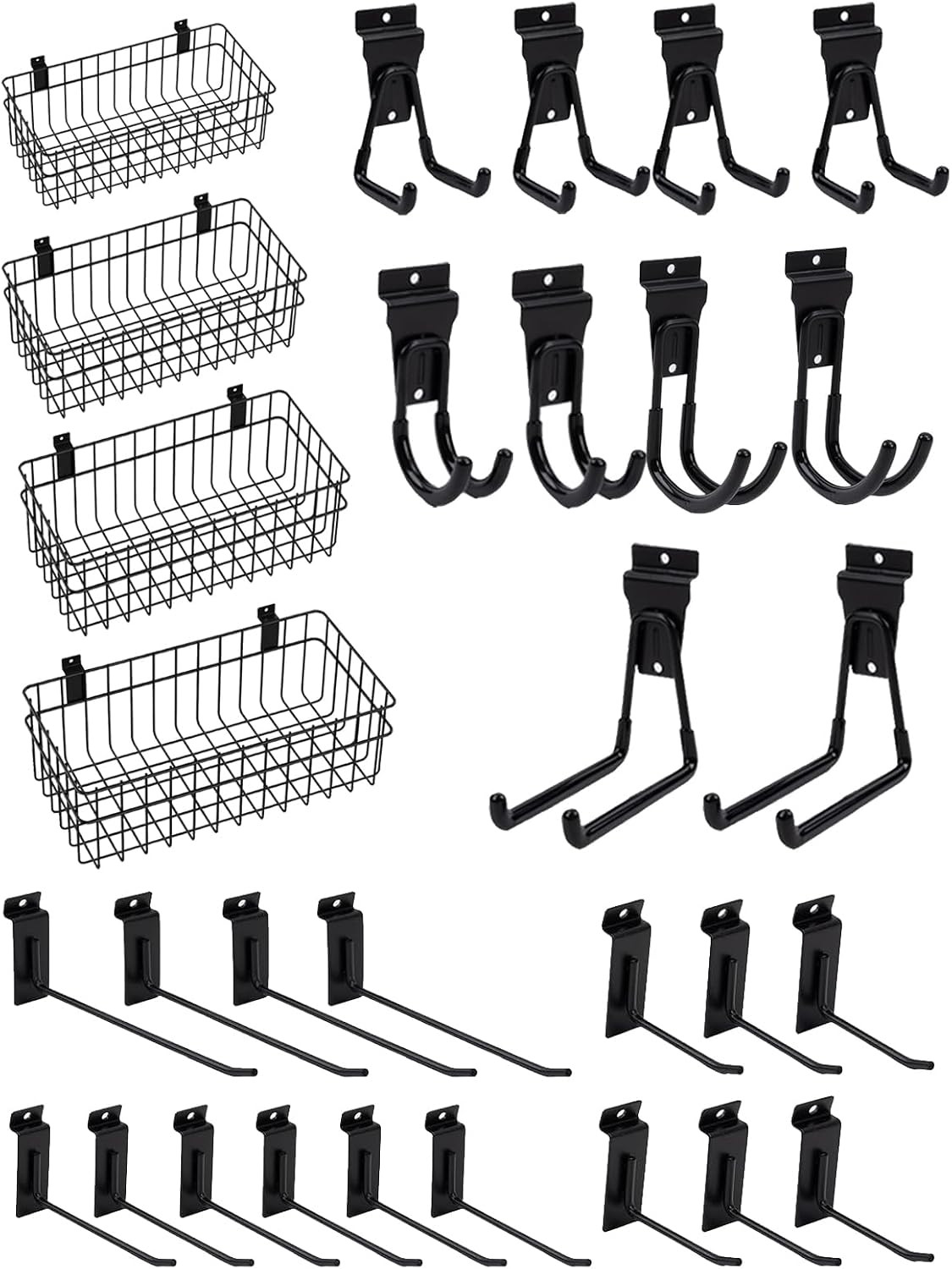 Slat Wall Paneling Garage Wall Organizer, Slatwall Panels Garage Tool Organizer