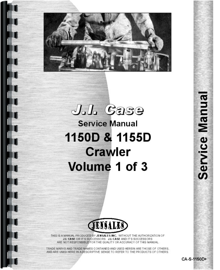 Case 1150D 1155D Diesel Crawler Service Manual (CA-S-1150D+)