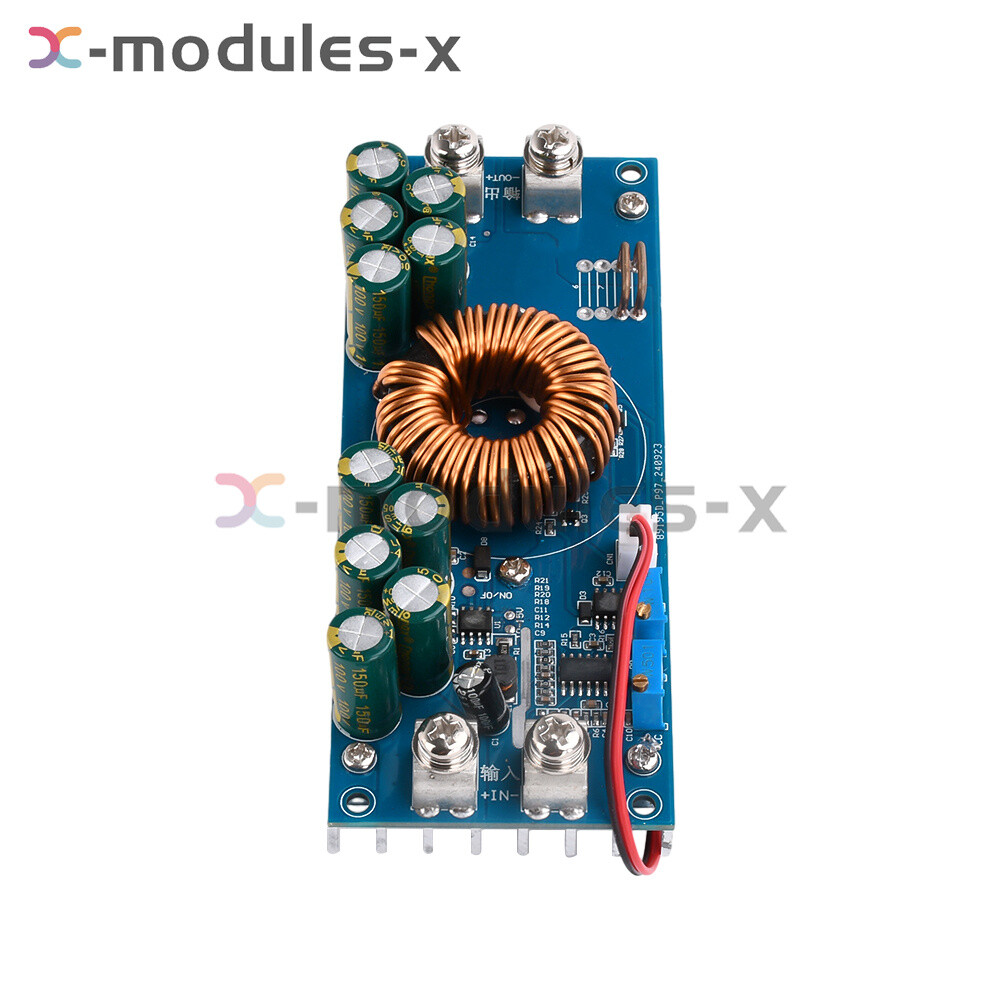 800W/1200W DC-DC Adjustable Buck Power Module DC15V-90V to DC2.5V-72V 28A/50A