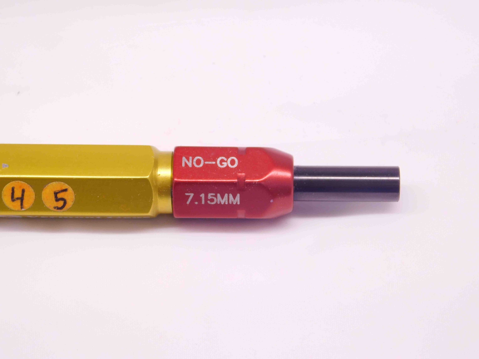 7.000 & 7.150 CLASS ZZ METRIC PIN PLUG GAGE GO NO GO ONSIZE 7 mm .2815 7.00 7.15