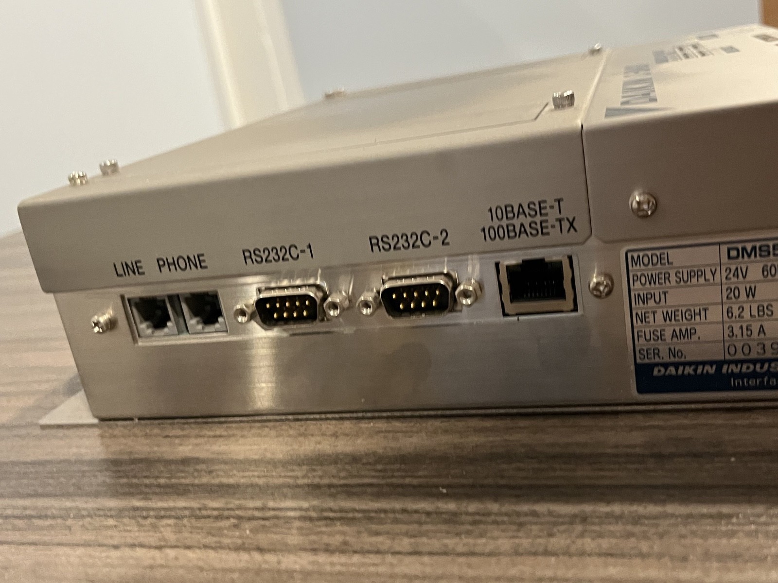 Daikin DMS502B71 D-BACS Bacnet Interface