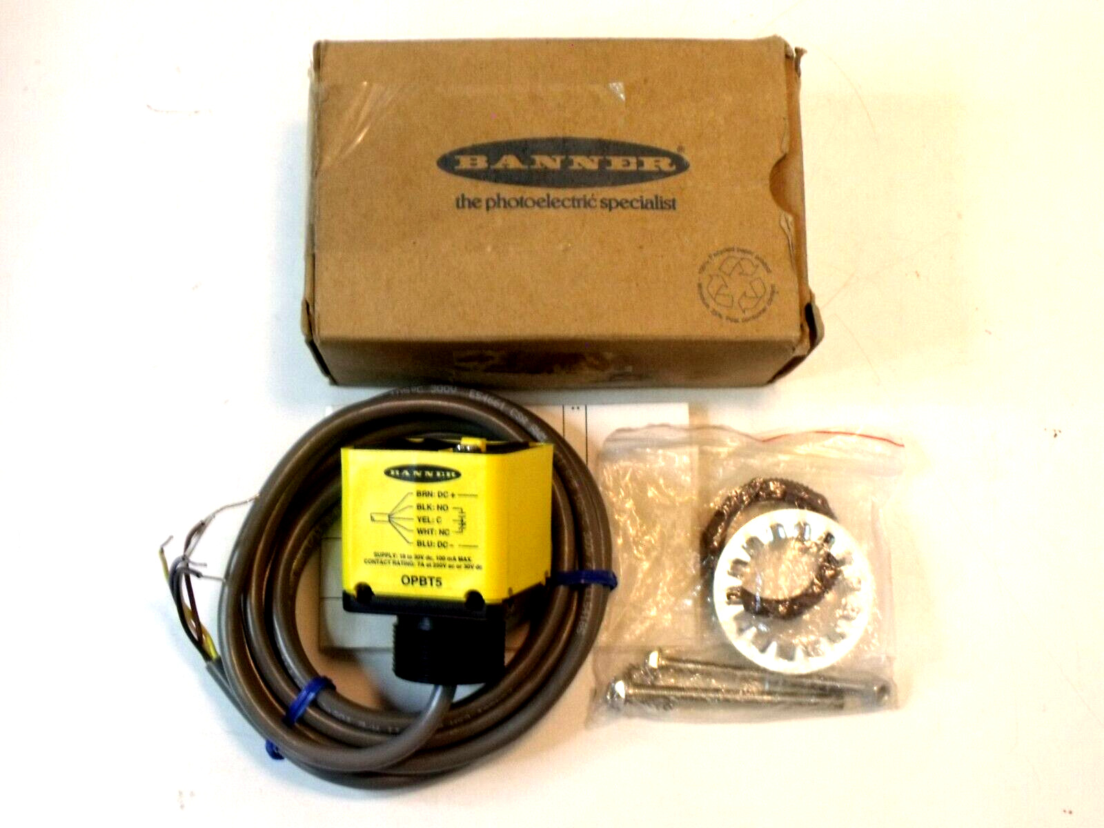 NIB Banner 30148 OPBT5 Omni-Beam DC Power Block