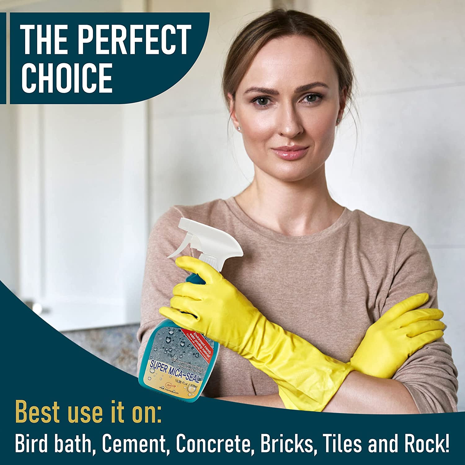 Super Mica-Seal Waterproof Spray | Greatly Penetrating Concrete Sealer Outdoor W
