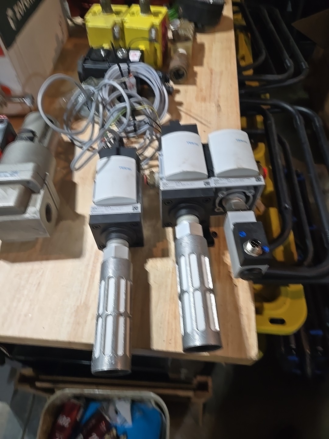 FESTO MS6N-SV-1/2-C-10V24-S ( Two Of These), MS6N-FRM-1/2-M12, PEV-1/4-B-M12