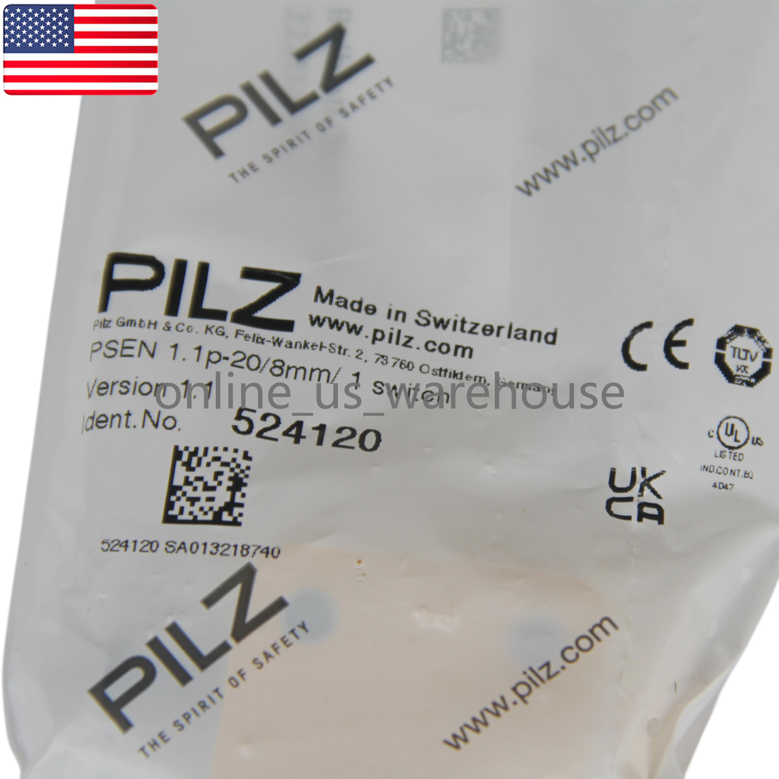 1PC NEW PILZ PSEN 1.1P-20 524120 Safety Switch – US Stock