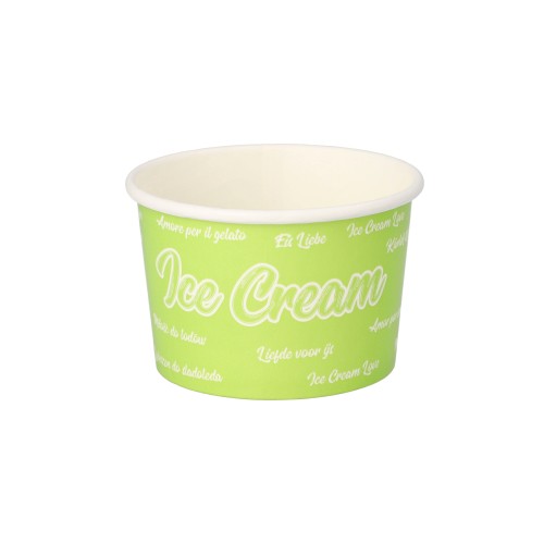 Ice Cream Cups Cardboard Round Paper Cups Dessert Cups Hard Paper Cups Disposable 100-500ml