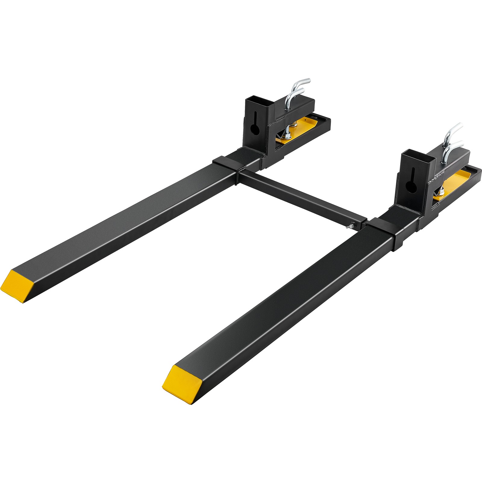 Clamp on Pallet Forks 4000 lbs Tractor Forks 60″ Adjustable Bucket Forks