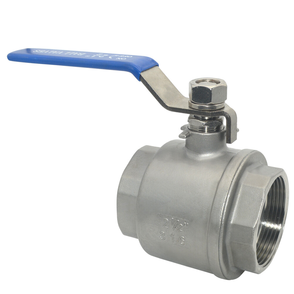 US STOCK 2-1/2″ 2.5 in NPT Threaded Full Port Ball Valve Stainless Steel SS 316