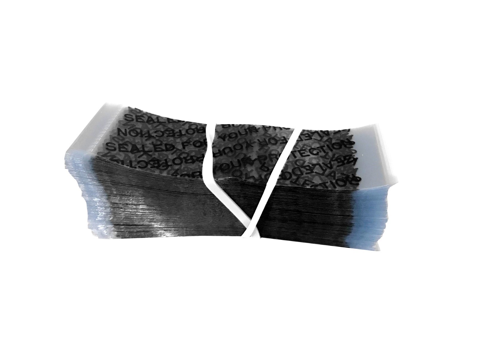 Clear and Black 94×28 Heat Shrink Wrap Seal Spice Jar Cosmetic Bottle [250 Pack]